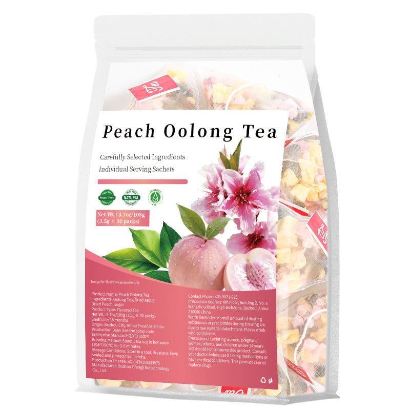Peach Oolong Tea跨境爆款 蜜桃乌龙茶 蜜雪乌龙花果茶 非内销