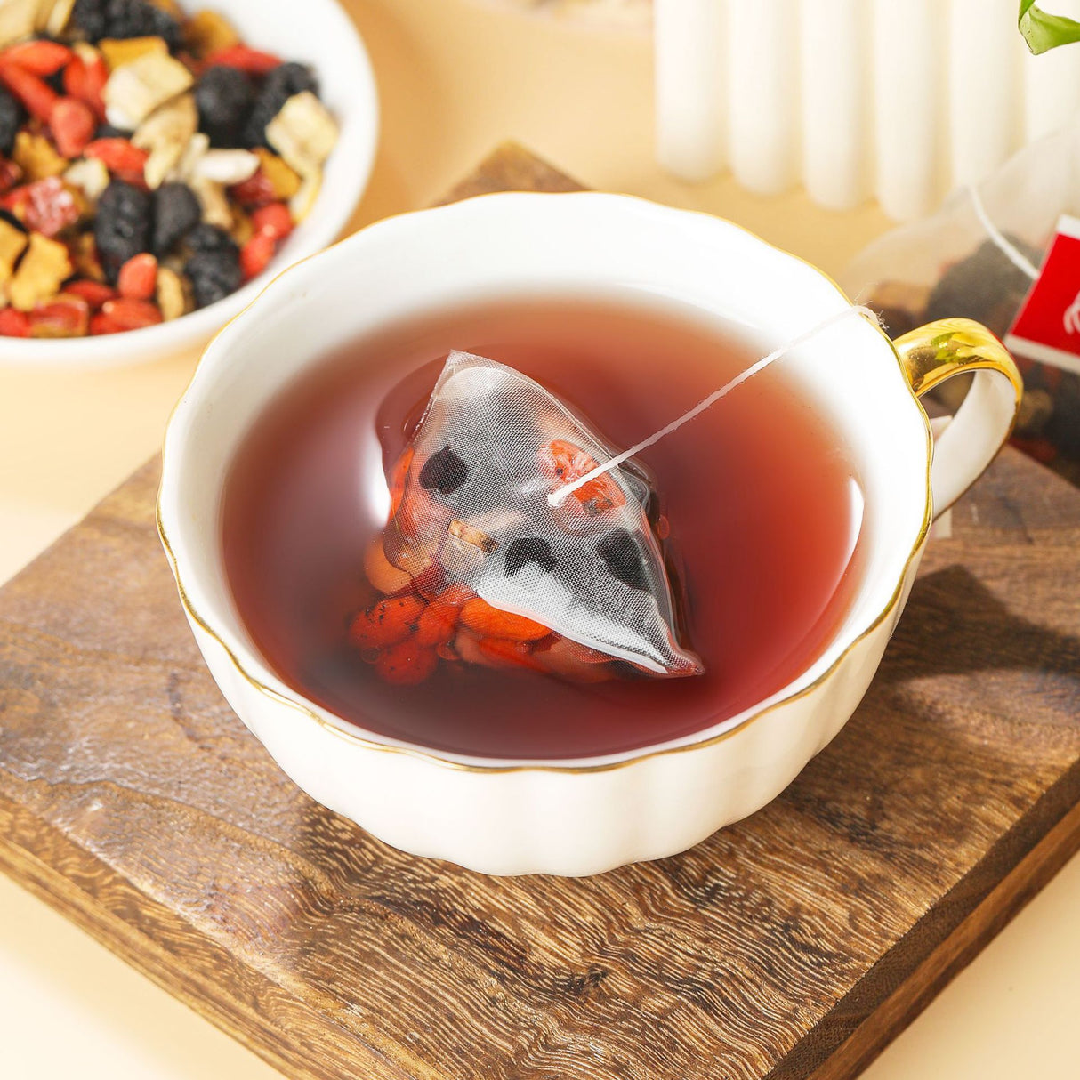 人参十宝茶黄精枸杞茶组合茶人参五宝茶八宝茶人参六宝茶批发代发