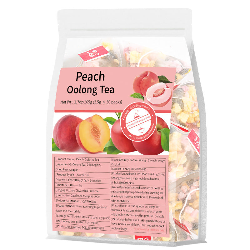 Peach Oolong Tea跨境产品 蜜桃乌龙茶 蜜雪乌龙花果茶OE M非内销