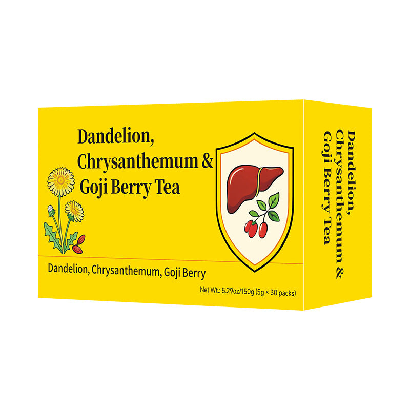 Dandelion, Chrysanthemum Goji Berry Tea跨境 蒲公英菊花枸杞茶