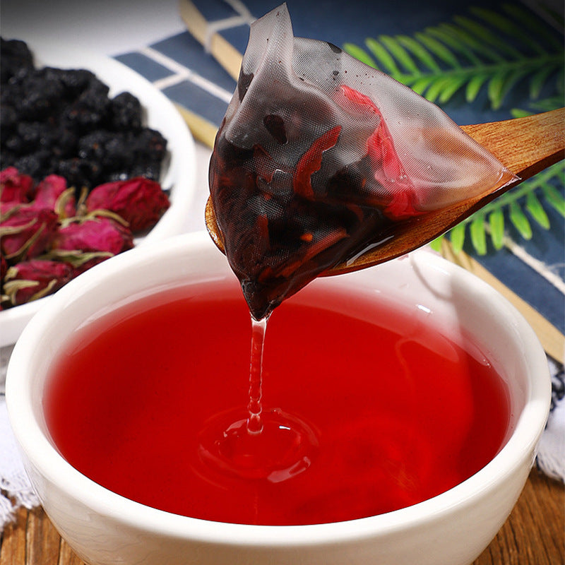 Hibiscus sabdariffa, Rose & Mulberrie 洛神玫瑰桑葚茶 非内销