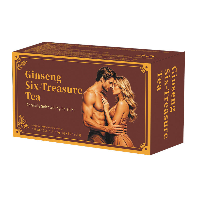 Ginseng Six Treasures Tea 跨境人参六宝茶 八宝五宝茶 非内销