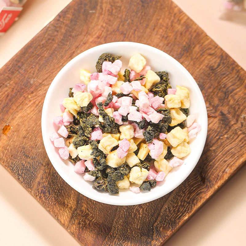 蜜桃乌龙茶 独立茶包蜜雪乌龙花果茶苹果干乌龙茶冷泡茶批发代发