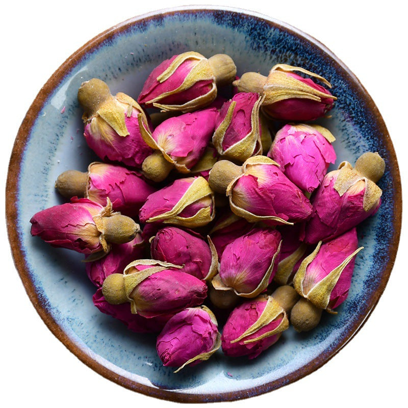 玫瑰花茶 批发平阴玫瑰花50克/瓶装组合罐装花草茶另售荷叶茶胎菊