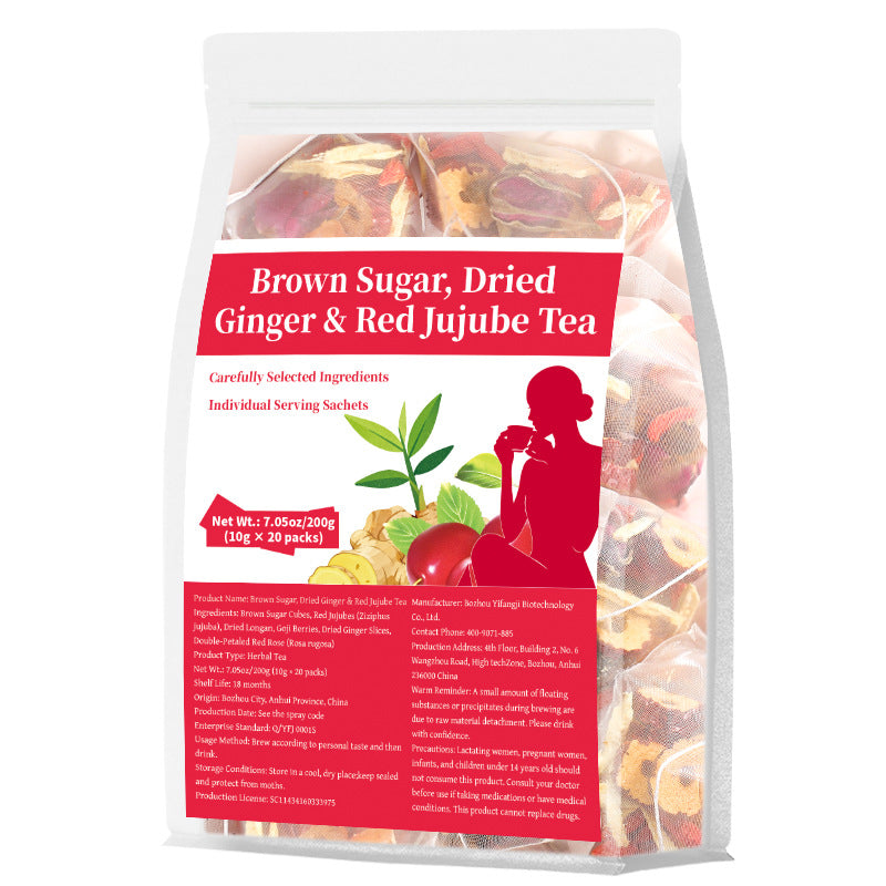 Brown Sugar Dried Ginger & Red Jujube Tea红糖姜枣茶OEM非内销