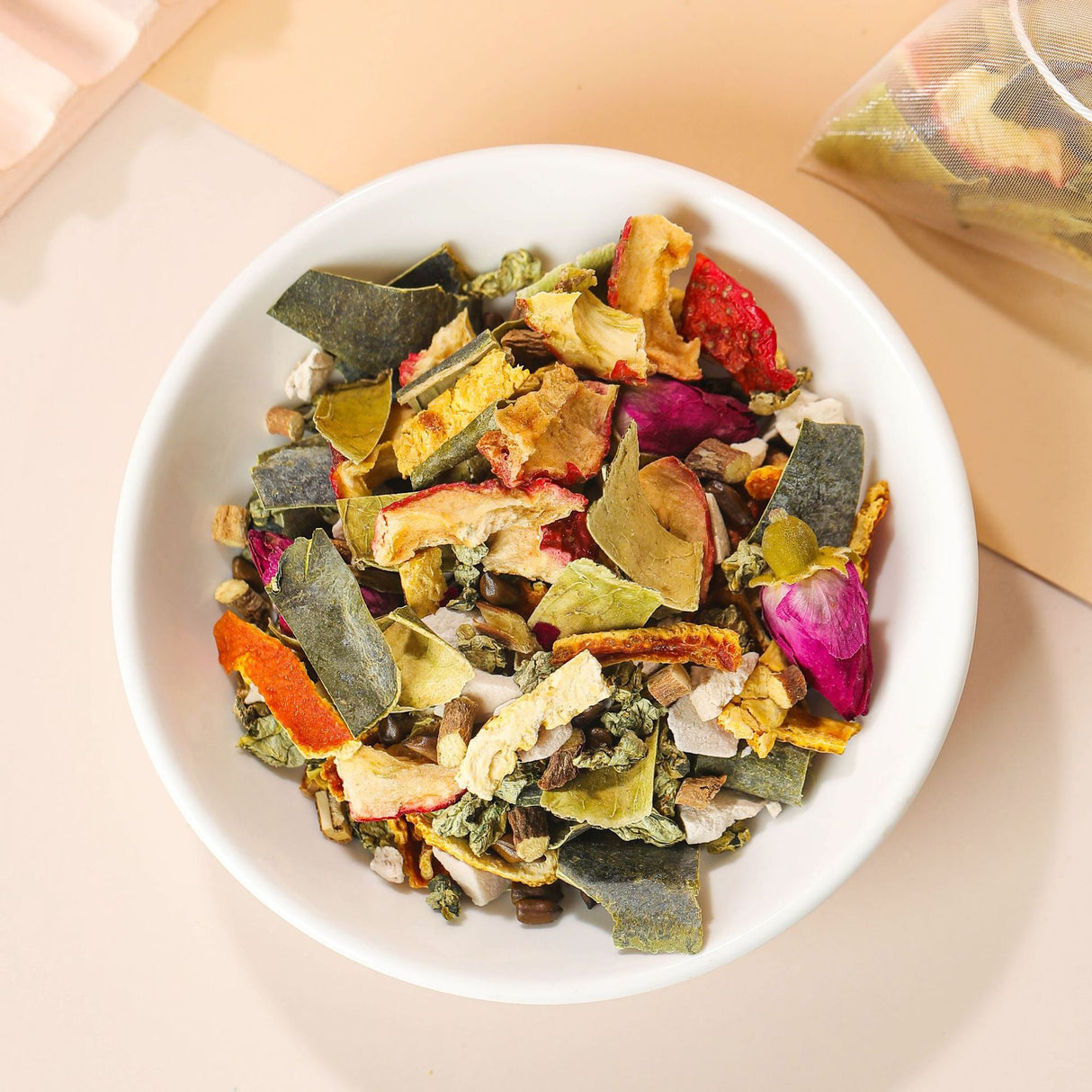 Rose Hawthorn Lotus Leaves Tea 玫瑰山楂冬瓜荷叶茶 OEM非内销