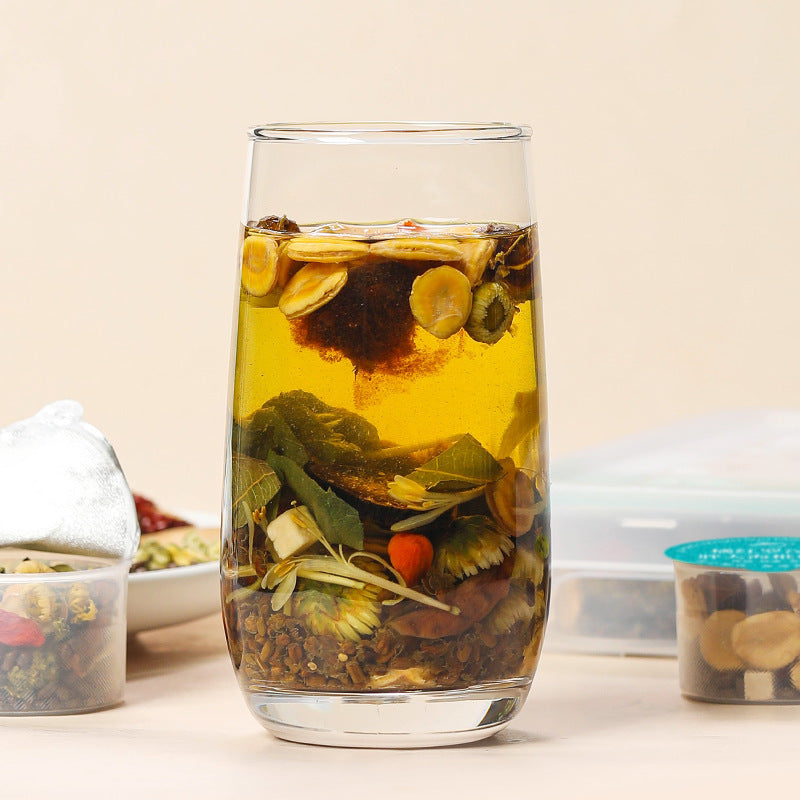 胖大海橘红栀子茶菊花罗汉果枇杷金银花甘草小罐装养生茶批发代发