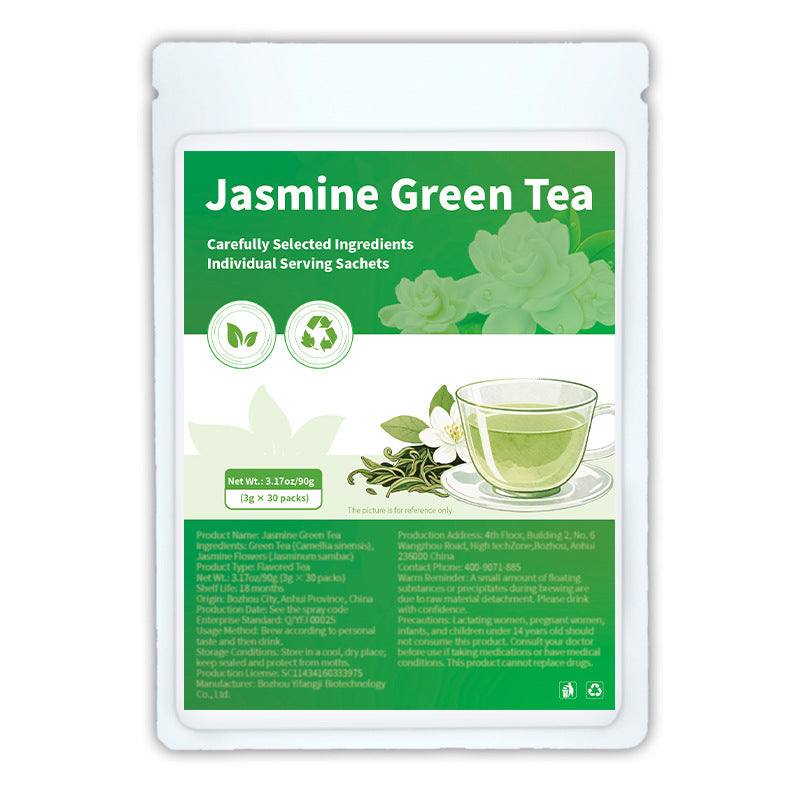 Jasmine Green Tea跨境产品茉莉绿茶3g*30亚马逊爆款冷泡茶非内销