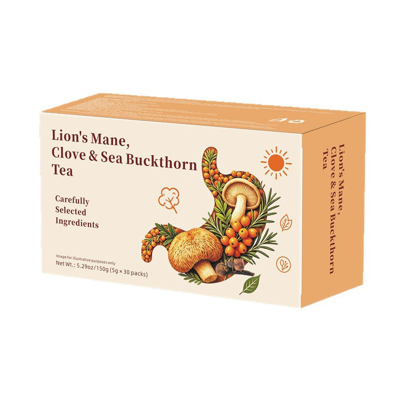 Lion's Mane, Clove & Sea Buckthorn Tea猴头菇丁香沙棘茶非内销