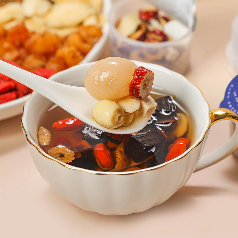酸枣仁黄芪灵芝百合茶小罐装茯苓酸枣仁茶组合养生茶厂家批发送礼