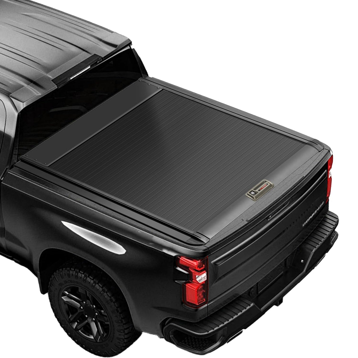 Retractable Truck Bed Tonneau Cover for 2014 2015 2016 2017 2018 2019 2020 2021 2022 2023 2024 2025 2026 Chevy Silverado/GMC Sierra 1500 (5'8" /69" Bed) Truck Bed Cover Password Lock