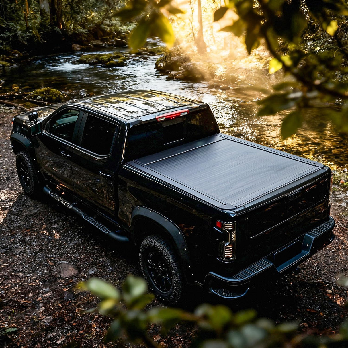 Retractable Truck Bed Tonneau Cover for 2014 2015 2016 2017 2018 2019 2020 2021 2022 2023 2024 2025 2026 Chevy Silverado/GMC Sierra 1500 (5'8" /69" Bed) Truck Bed Cover
