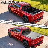 Retractable Truck Bed Tonneau Cover for 2014-2026 Chevy Silverado/GMC Sierra 1500 (5'8" /69" Bed) Truck Bed Cover Password Lock