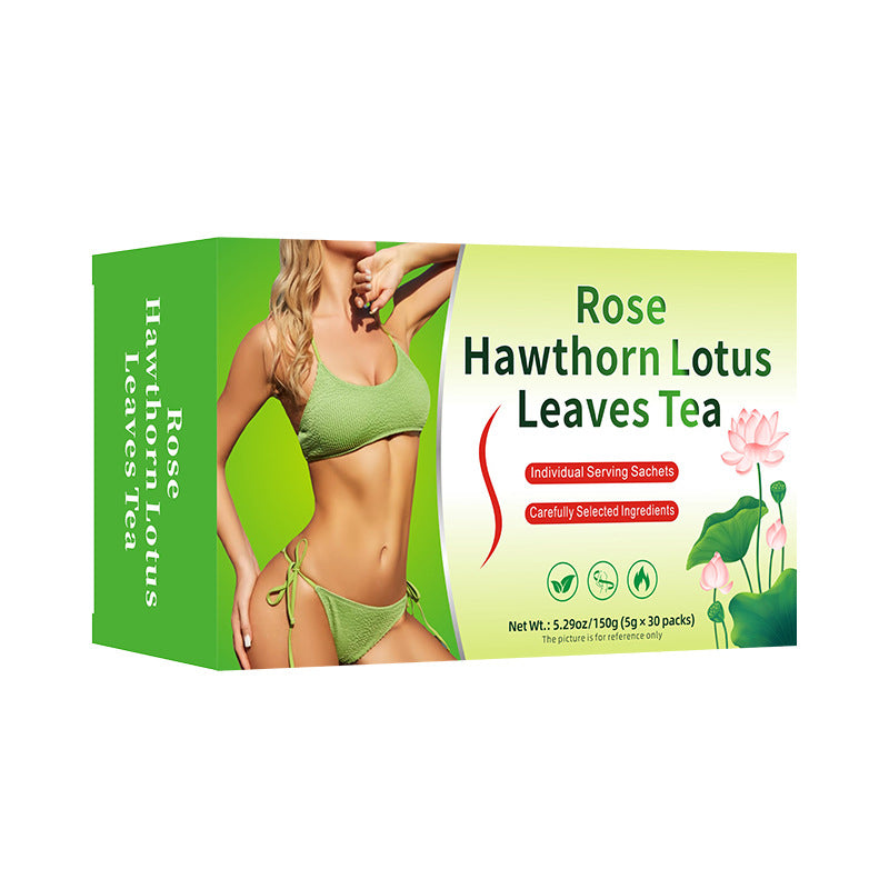 Rose Hawthorn Lotus Leaves Tea 玫瑰山楂冬瓜荷叶茶 OEM非内销