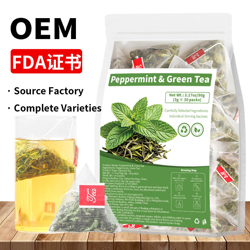 Peppermint & Green Tea 跨境产品 薄荷绿茶  亚马逊跨境TK非内销