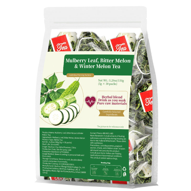 Mulberry Leaf, Bitter Melon Winter Melon Tea桑叶双瓜茶非内销