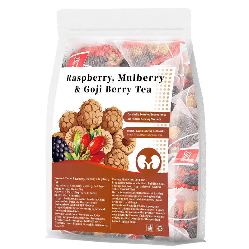 Raspberry, Mulberry & Goji Berry Tea覆盆子桑葚枸杞茶跨境产品