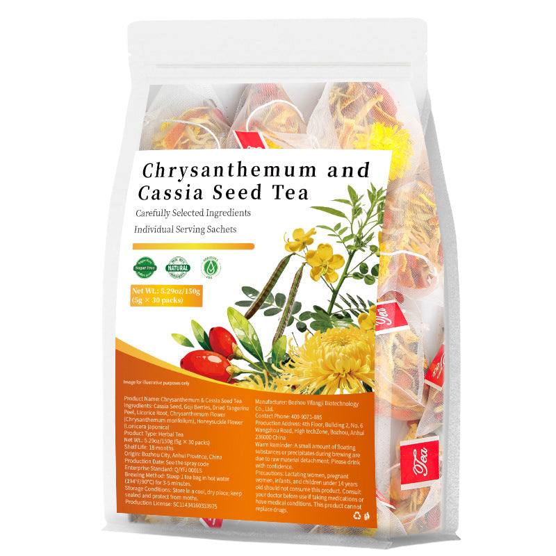 Chrysanthemum Goumingzi Tea跨境 菊花决明子茶 枸杞茶 非内销