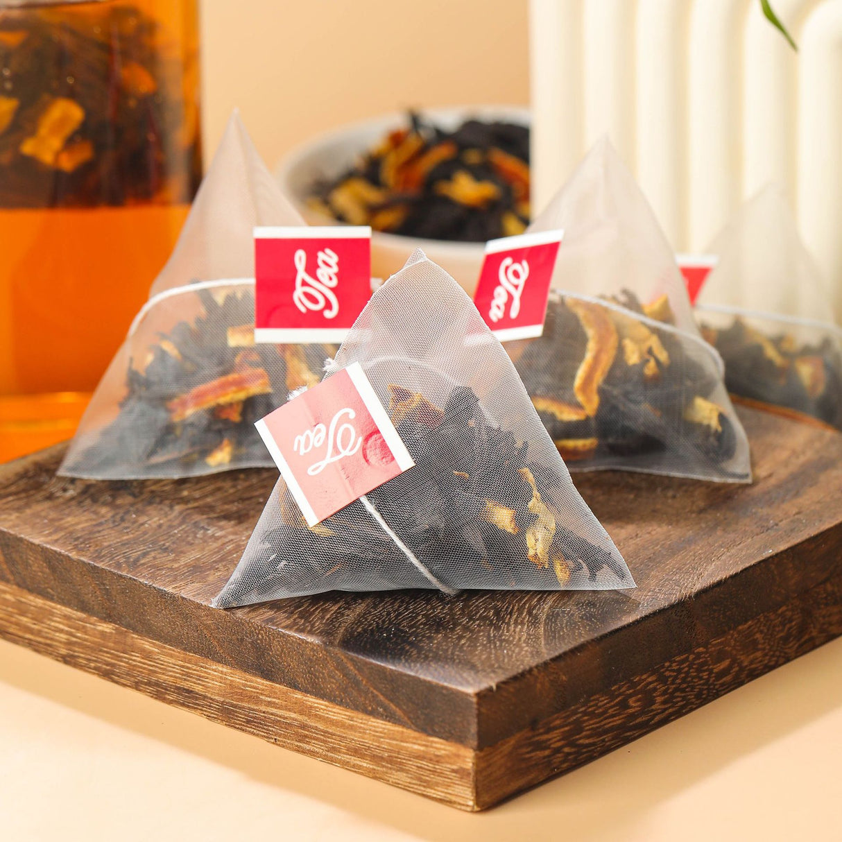Chenpi Pu'er tea跨境出口 陈皮普洱茶 小青桔普洱茶 OEM 非内销