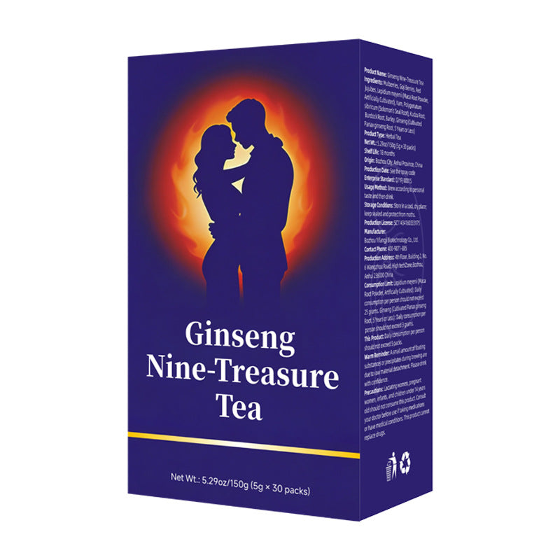 Ginseng Nine-Treasure Tea跨境人参九宝茶 十宝八宝五宝茶非内销