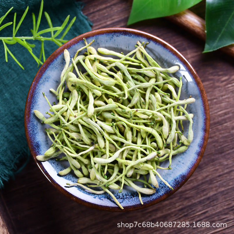 金银花厂家直销一件代发批发金银花干30克/瓶装花茶罐装花草茶