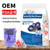 跨境 人参五宝茶洋甘菊洛神花薰衣草奶蓟籽蓝蝴蝶花马黛茶费内销