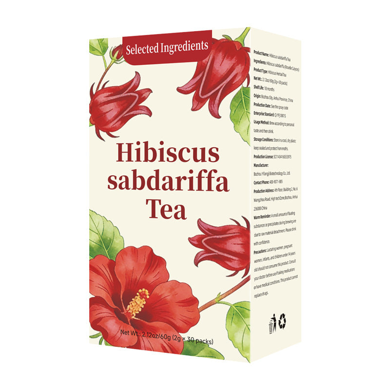 Hibiscus sabdariffa Tea洛神花茶 玫瑰茄跨境爆款亚马逊TK非内销