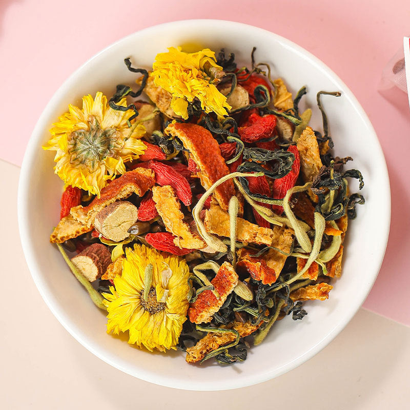 Dandelion, Chrysanthemum Goji Berry Tea跨境 蒲公英菊花枸杞茶