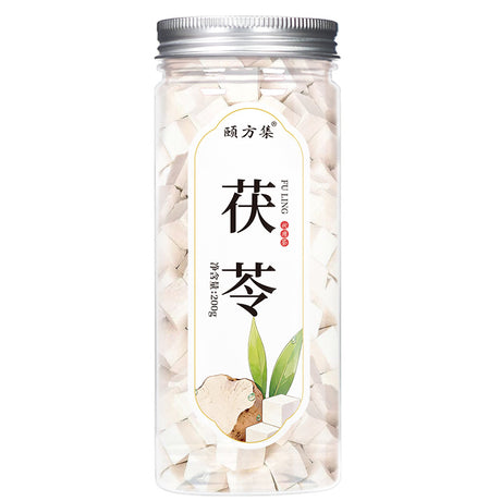茯苓丁 批发白茯苓中心丁粒块200克/瓶装花茶任意组合罐装花草茶