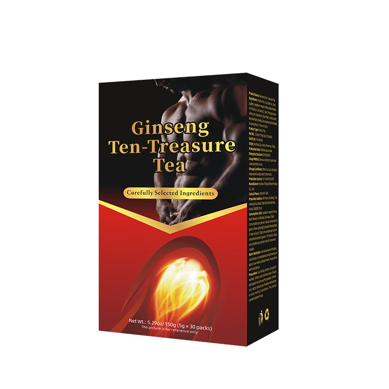 Ginseng Ten-Treasure Tea跨境 人参十宝茶 八宝六宝五宝茶非内销