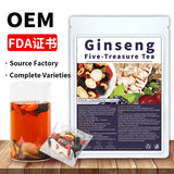 跨境 人参五宝茶六宝茶十宝茶姜黄肉桂姜薄荷茶人参八宝茶非内销