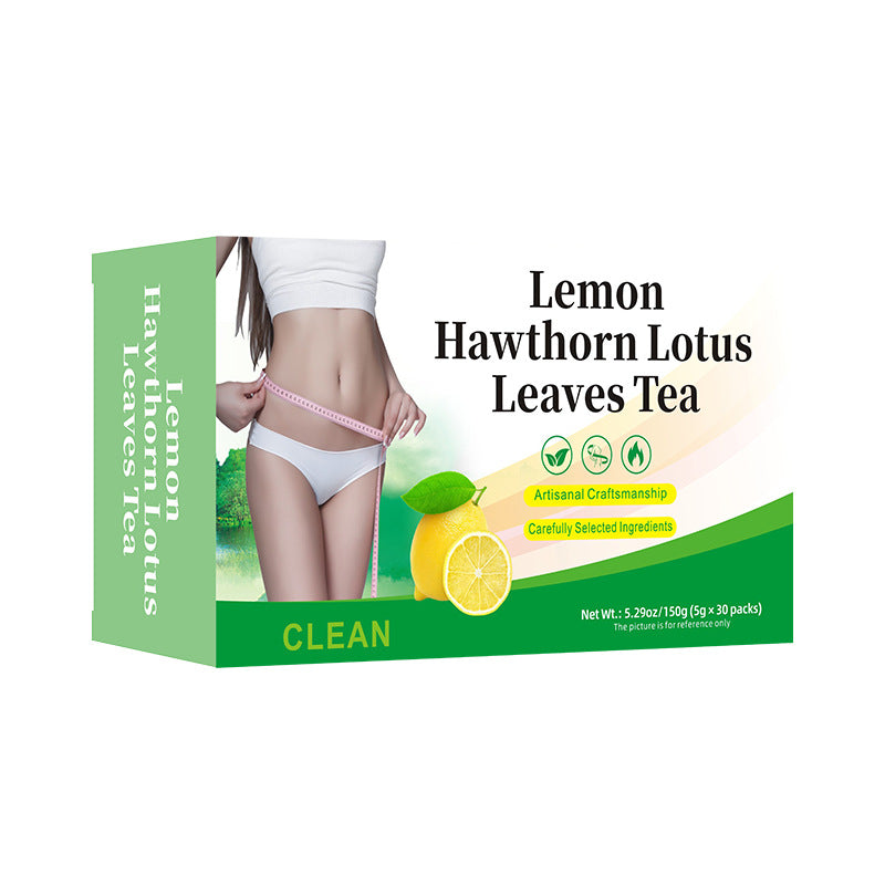 Lemon Hawthorn Lotus Leaves Tea 柠檬玫瑰山楂荷叶茶 OEM非内销