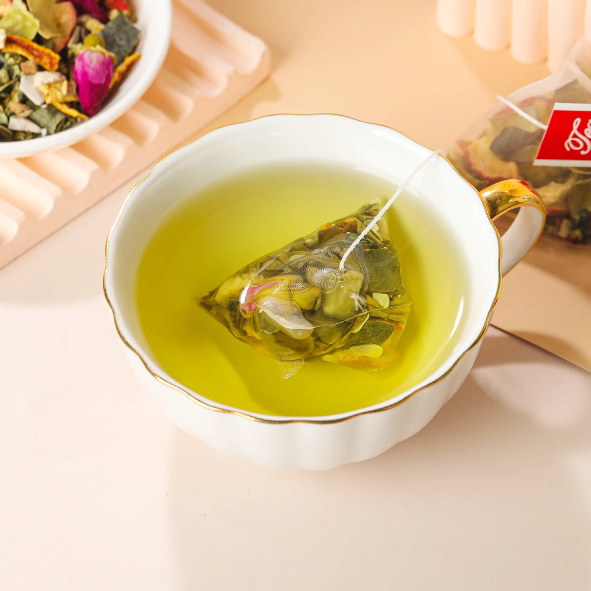 Rose Hawthorn Lotus Leaves Tea 玫瑰山楂冬瓜荷叶茶 OEM非内销