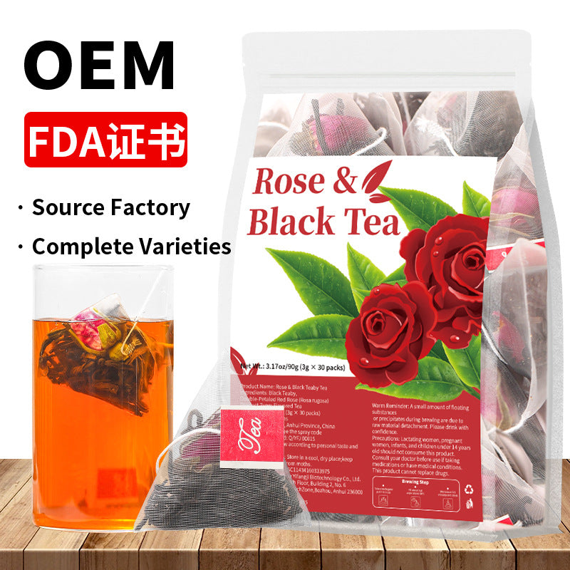 Rose & Black Teaby Tea 跨境 玫瑰红茶 爆款产品亚马逊TK非内销