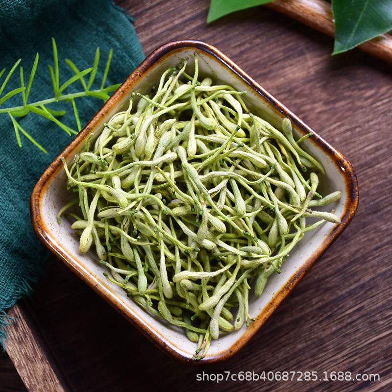 金银花厂家直销一件代发批发金银花干30克/瓶装花茶罐装花草茶