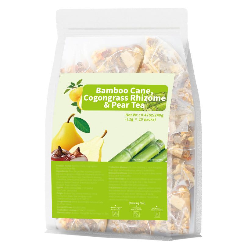 Bamboo Cane,Cogongrass Rhizome &Pear Tea竹蔗茅根雪梨茶非内销