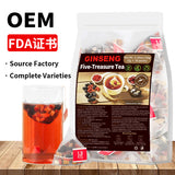 跨境产品 人参五宝茶八宝茶十宝茶 玫瑰柠檬山楂冬瓜荷叶茶非内销