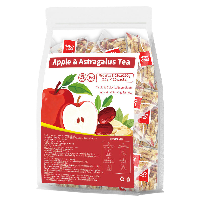 Apple & Astragalus Tea 跨境产品 苹果黄芪茶 苹果黄芪水 非内销