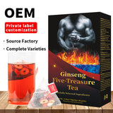 Ginseng Five-Treasure Tea跨境人参五宝茶 六宝八宝十宝茶非内销